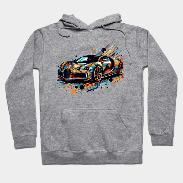 Bugatti Chiron Hoodie by Vehicles-Art